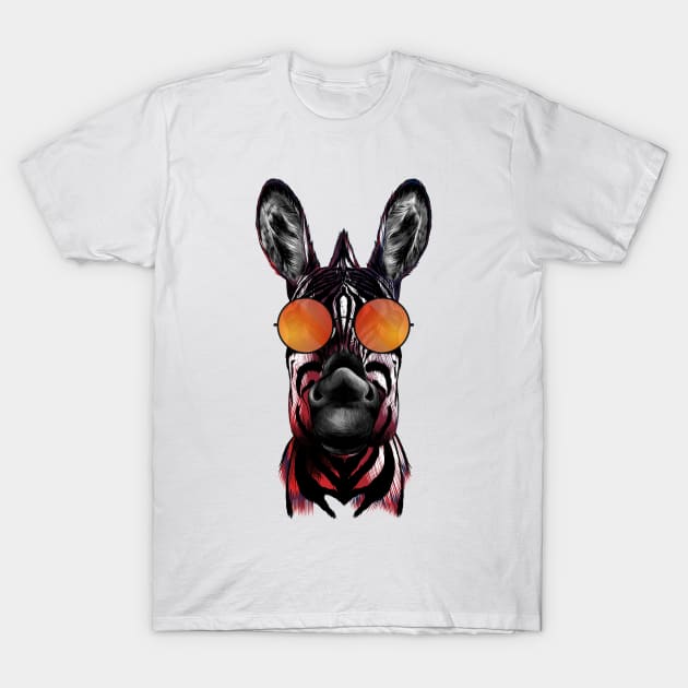 Zebra retro T-Shirt by maxha